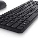 Dell Advanced Wireless Keyboard and Mouse – KM520 - Wireless, 2.4 GHz Interface, USB Wireless Receiver, Volume, Mute Hot Keys, 3 Mouse Buttons, US English - Black