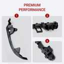 4Pcs Front Left Right Side Headlight Bumper Bracket Mount Support Retainer Kit Fit for Honda Accord 2013-2017 71190-T2A-A01, 71140-T2A-A01, 71198-T2A-A01, 71193-T2A-A01