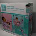 Bright Starts Disney Baby Minnie Mouse Forever Besties Baby Activity Center Jumper with 10 Toys, Lights & Sounds, 360-Degree Seat, 6-12 Months (Pink)