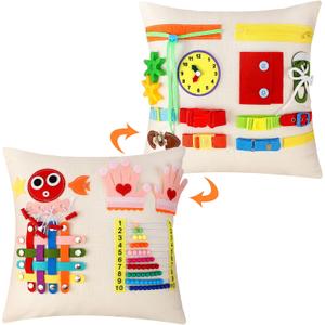 SmoothNovelty Dementia Fidget Toys for Elderly Fidget Pillow Cover for Adults Dementia Products for Elderly Calming & Comforting Activities Sensory Toys Gifts for Autistic