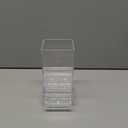 Hamiledyi Automatic Parrot Feeder for Lovebirds, Transparent Seed Container, Acrylic Cage Accessories, No Mess Food Dispenser for Small and Medium Birds