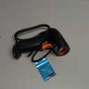 Helett HT20 Wireless 2.4GHz 2D & 1D Barcode Scanner (QR Code & Barcode) Wired & Wireless(Rechargeable) Connectivity | Induction Scanning with Built-in Illumination Light |Strong ABS(Black)