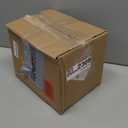 Superio Small Bathroom Trash Can with Lid, Modern White Mini Waste Bin with Swing Lid (1 1/2 Gallon, 6 Liter) Plastic Garbage Can for Kitchen, Bathroom, Bedroom, Office, Under Desk (1, Ecohome)