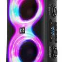 Party Bluetooth Speaker, 300W Peak Powerful Loud Stereo Sound Deep Bass