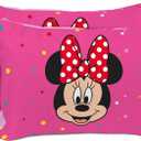 Sunny Side Up Disney Minnie Mouse 2 Pack Reversible Pillowcases - Double Sided Pillow Covers, Kids Super Soft Pink Bedding, Standard