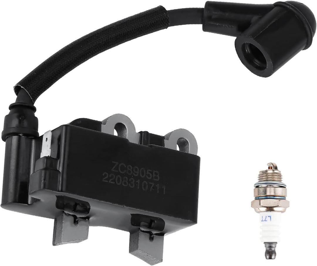 Ignition Coil Fits for Ryobi RY251PH RY252CS RY253SS RY254BC Brushcutter String Trimmer Replaces ‎291337001