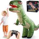 Remote Control Inflatable Dinosaur Toy for Kids 3-12, 59Inch Large Kids Remote Dinosaur Toys with 360Rotation, RC Dino Toys Gifts for 3 -12 Years Old Toddlers Boys Girls