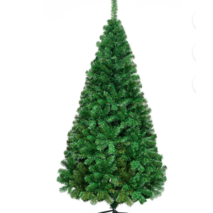6Ft Artificial PVC Christmas Tree Stand Indoor Outdoor Green