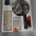 Tall Table Lamp with USB C+A Ports, Fully Stepless Dimmable Modern Minimalist Bedside Nightstand Lamp, Reading Desk Lamp for Bedroom, Living Room, Study Room, Office, 9W 3000K LED Bulb Included (Brown)