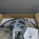 Ceiling Fans with Lights and Remote, 20" Modern Low Profile Ceiling Fan with Light, Stepless Color Temperature Change and 6 Speeds for Bedroom, Kids Room and Living Room (Black)