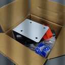 SimPure Whole House Water Filter Housing (DB20P), 20" x 4.5" Sediment Carbon Filter Universal Housing, Pre-Filtration System for Well and City Water, 1" NPT Port, Pressure Release