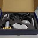 Tub and Shower Faucet Set Complete Dual Shower Head and Handheld 2 in 1 Combo Set Shower System with Tub Spout Tub and Shower Trim Kit Matte Black
