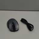 TECKNET Wireless Mouse (BT5.0/3.0 & 2.4G) Rechargeable 4800 DPI Silent USB A & Bluetooth Mouse 6 Buttons, Wide Compatibility - Grey