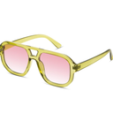 livho Trendy Polarized Square Aviator Sunglasses Women Men Square Eyewear Frame, Retro Sun Glasses for Women Men 2025 Shades