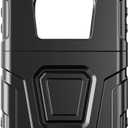 Heavy Duty Outdoor Combination Lock with 0.32" Cut-Resistant Shrouded Shackle  Weatherproof High-Security Padlock with Code for Gates, Fences, Sheds, Storage Units  1-Pack, Black