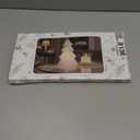 OBBOLO White Paper Christmas Tree, 15 Inch Honeycomb Christmas Tree Glow, White Honeycomb Trees Tabletop Decorations for Holiday Mantel Centerpieces