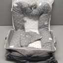 Baby Lounger for Newborn Portable Bag, Baby Lounger Play Mat for Awake-Time, Newborn Babies Essentials Gifts 0-24 Months Home Travel(Crown Grey)