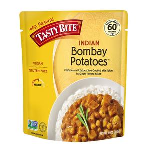 Tasty Bite Indian Bombay Potatoes, Microwaveable Ready to Eat Entrees, 10 Ounce (Pack of 6), Best By 05, 2025