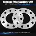 5x4.5 5x4.75 Wheel Spacers,1/4"(6mm) Wheel Spacer Adapters 78.1mm Hub Bore for 1964-2014 Mustang 1991-2011 Ranger 1984-2001 Cherokee 1987-2006 Wrangler 1991-2012 Town Car 1992-2021 Camry