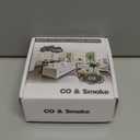 10-Year Battery Smoke and Carbon Monoxide Detector, 2-in-1 Smoke CO Alarm with Digital Display, Reliable Fire and CO Alarm for Home, Bedroom, Kitchen (1 Pack)