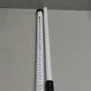 BeBecome Sliding Door Security Bar17-50 inch Adjustable Patio Door Security bar with Rubber Tips Apartment Bedroom Bottom of Door Heavy Duty Interior White