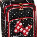 American Tourister Disney Softside Luggage with Spinner Wheels, Minnie Mouse Red Bow, 21-Inch
