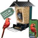 Perky-Pet Smart Bird Feeder with Camera - Squirrel-Resistant, 3.5 lb Capacity, Motion Activated 1080p HD, Wi Fi, SPCAM - Camera Feeder Gift Idea