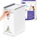 Freeze Organizer and Tower for Breastmilk Storage Bags, First-in First-Out Container Storing System with Quick-Freeze Tray to Freezing Breastmilk, Reusable and Breastfeeding Essentials