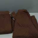 JMIERR Men's Quilted 2 Piece Casual Outfits Crewneck Sweatshirt Tracksuit & Joggers Sweatpants Sweatsuit Set (X-Large, Coffee)