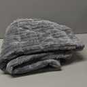 Smiry Couch Cover for Dogs Washable, Non Slip Fuzzy Pet Couch Covers for 3 Cushion Sofa Pet Friendly, Thick Soft Sofa Slipcovers Cushion Protector (Grey, 27.6" x 59")