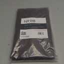 No. 918 Martine Microfiber Semi-Sheer Rod Pocket Kitchen Curtain Valance and Tiers Set, 54" x 45", Gray (Grey)