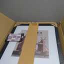 11x14 Picture Frame 3 Pack - Black Poster Frame Display Pictures 8x10 with Mat or 11 x 14 Without Mat for Wall Hanging Horizontal and Vertical