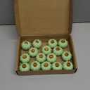 Yaomiao 16 Pcs Thanksgiving Table Decor Pumpkin Place Card Holders Mini Name Number Holders for Thanksgiving Table Setting Fall Autumn Party Photo Picture Wedding Decor(Green)