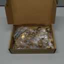 Ravinte 25 Pack 1-1/4 inch Kitchen Cabinet Knobs Champagne Bronze Dresser Zinc Pulls Door Drawer Handles for Dresser Drawers