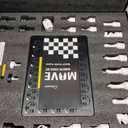 Chessnut Move Robotic Chessboard with Plastic Pieces, Self-Moving Pieces Simultaneously, Full Piece Recognition, Built-in Chess Engine, Voice Control & Video Integration, 33*33*2.2cm