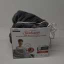 Sunbeam Microplush and Sherpa heated Throw solid gray 50"×60"