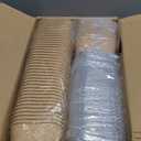 DI QIU REN 50-Pack 22oz Paper Bowls, Disposable Food Containers with Lids and Forks, Rectangular Disposable Salad Bowls for Diet Salad, Pasta (kraft Paper Rectangular, 22oz 50 Count)