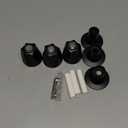 Dreyoo Slip On Diverter Tub Spout with Metal Cover Ring and Foam Gasket, Compatible with Kohler GP85556-CP, Bathroom Bathtub Faucet Set Replacement Fits 1/2'' Copper Water Tube(Matte Black)