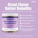 2 x Menopause Gummies, with Black Cohosh, Ashwagandha, Relief for Hot Flashes, Night Sweats, Mood Swings, Support Hormone Balance & Sleep, Hormone-Free, Sugar Free, Pectin, Mix Berry, 90