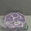 Bamboo Rotating Pencil Holder Marker Organizer Art Supply 360 Rotating Pastel Pen Organizer Gifts for Desktop Storage Caddy, Crayon, Marker, Pencil(Light Purple)