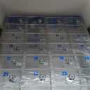 Clear 24 slots Clear Cell Phones Storage Locker Box Cell Phone Organizer Cabinet for Classroom Office,Shool,Office