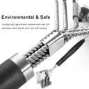 Grill Brush and Scraper Bristle Free  Safe BBQ Brush for Grill  18'' Stainless Grill Grate Cleaner - Safe Grill Accessories for Porcelain/Weber Gas/Charcoal Grill  Gifts for Grill Wizard