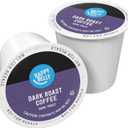Amazon Brand - Happy Belly Dark Roast Coffee Pods, Compatible with Keurig 2.0 K-Cup Brewers, 100 Count (EXP 07/27/27)