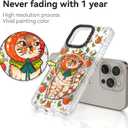 Compatible for iPhone 15 Pro Max Case Cute Aesthetic - Durable Shockproof 6.6 ft Drop Impact Phone Case Cover with Funny Fashion Kitty Cat 6.7" Clear