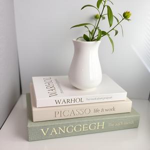 NLGQ Set of 3 Decorative Books - Linen Faux Fake Books for Decor Aesthetic, Decorative Book for Coffee Table, Bookshelf, Office Table, Home Decor, Fake Book Storage Box for Trinkets Photo-BB001-3PCS