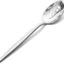 KINGSTONE 12-Piece Dinner Spoon Set, 8.2" Tablespoons Silverware, Premium 18/10 Stainless Steel, Food Grade Serving Spoons for Home and Kitchen, Restaurant Wedding, Mirror Finish & Dishwasher Safe