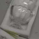 DNIENKGE Iced Cream Dessert Bowl，Set of 6，6oz Vintage Glass ware with Heavy Base, Drinking Cup for Sundae, Fruit, Ice Cream, Snack, Condiment