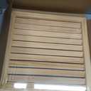 18" x 18" Wood Gable Vent with Metal Screen Heavy-Duty Mesh, Paintable Finish, Perfect for Attics & Outdoor Sheds, Vent Opening: 16" x 16"