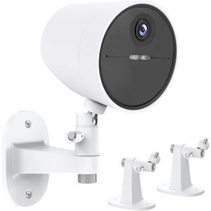 2Pack Wall Mount Holder for SimpliSafe Outdoor Security Camera, 360 Degree Adjustment Camera Mount Brackets for Your Surveillance Camera System, with 1/4 Screw Thread, Camera Not Included