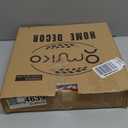 Omuriko Christmas Reindeer Red Charger Plates Set of 6, 13" Plastic Chargers for Dinner Plates, Christmas Party Banquet Serveware Supplies XL12R